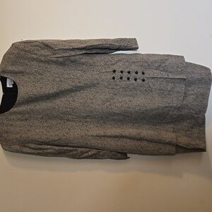 Michael Blair Herrinbone Double Layber Tweed Dress